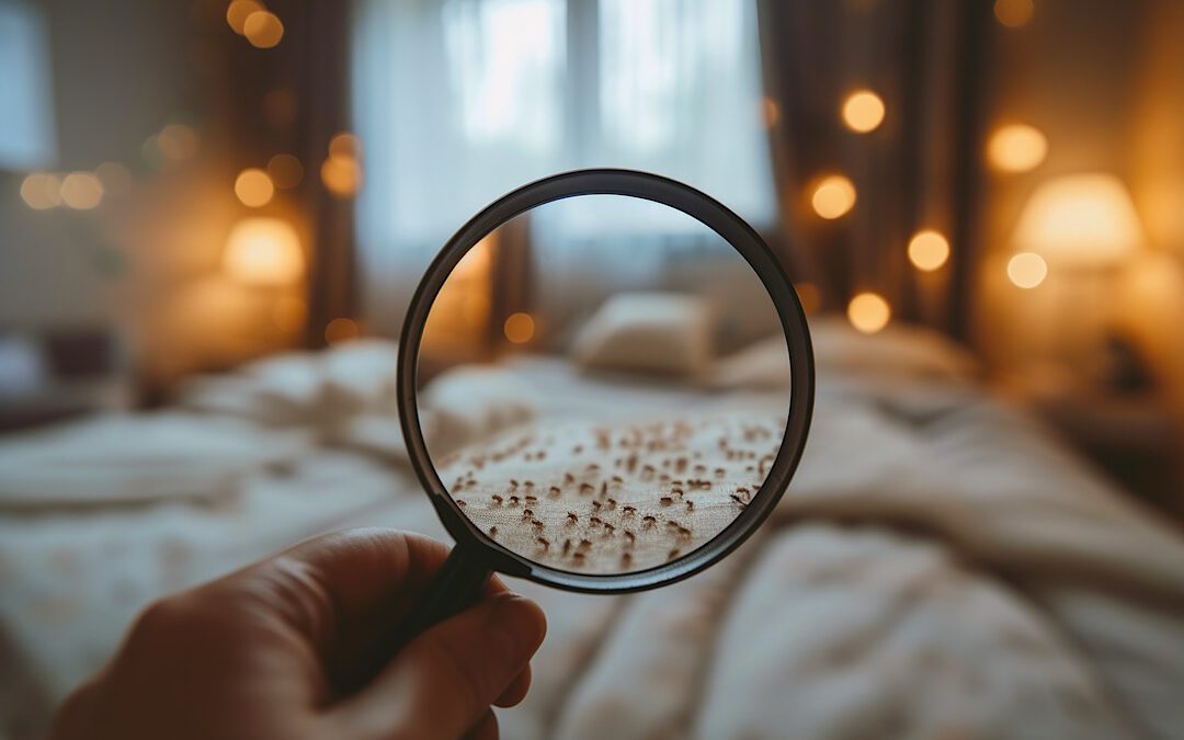 Lady looks close up to her bed bug infestation in Denver, then calls Thermal Clean for help.